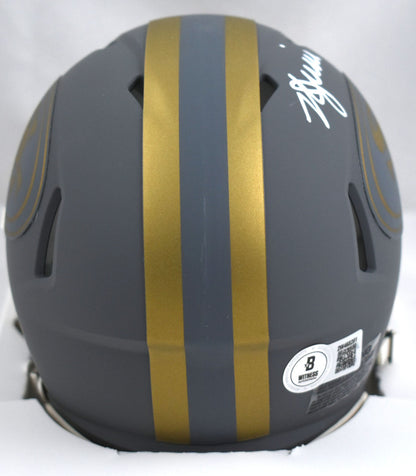Kyle Juszczyk Signed San Francisco 49ers Slate Speed Mini Helmet