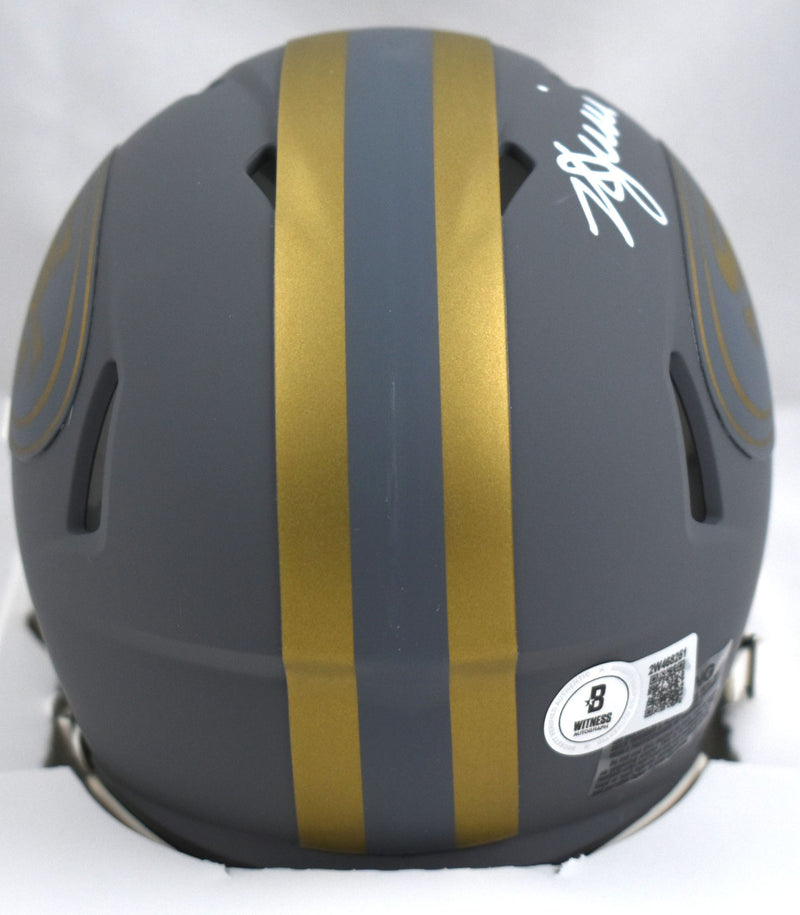 Kyle Juszczyk Signed San Francisco 49ers Slate Speed Mini Helmet