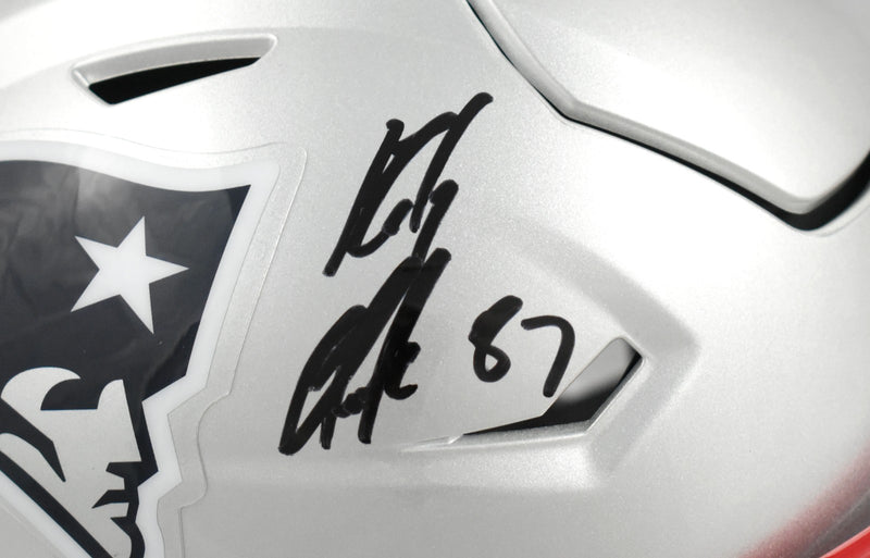 Rob Gronkowski Autographed New England Patriots Mid-Size SpeedFlex Helmet