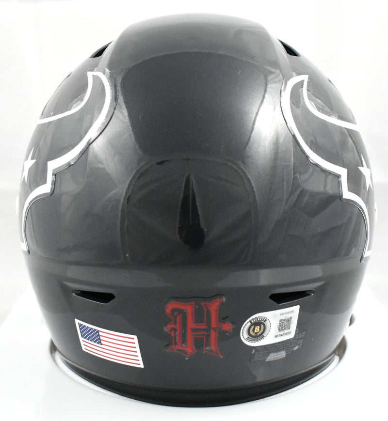 Nico Collins Autographed Houston Texans Mid-Size SpeedFlex Helmet
