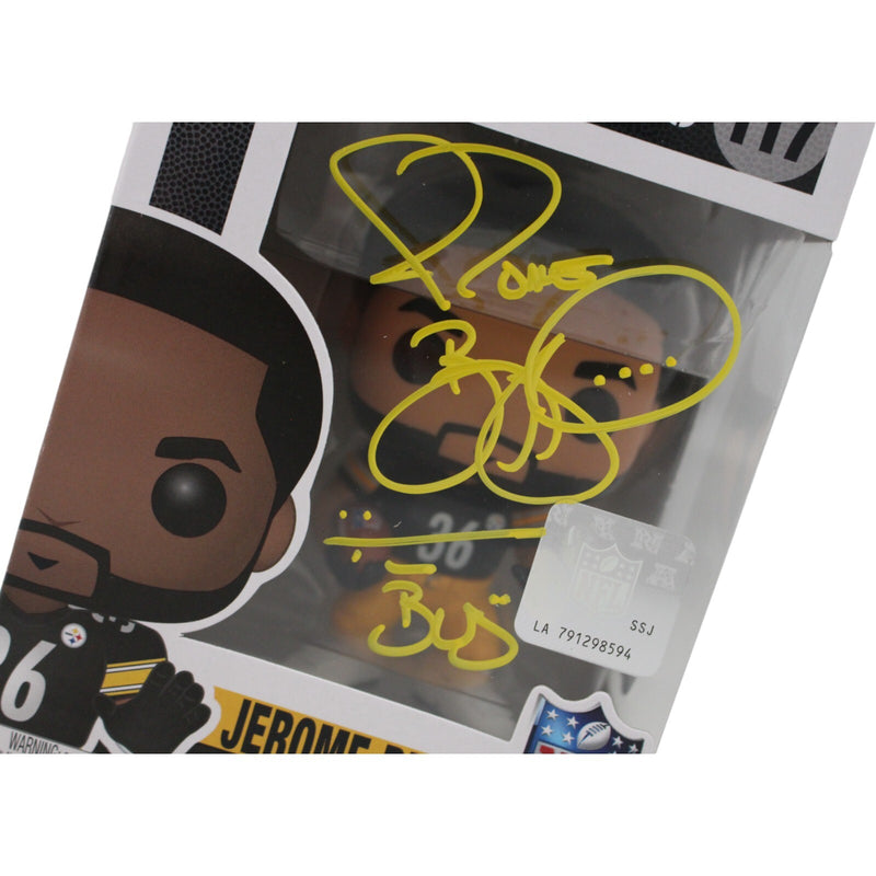 Jerome Bettis Signed Pittsburgh Steelers Funko Pop! with "Bus" Inscription