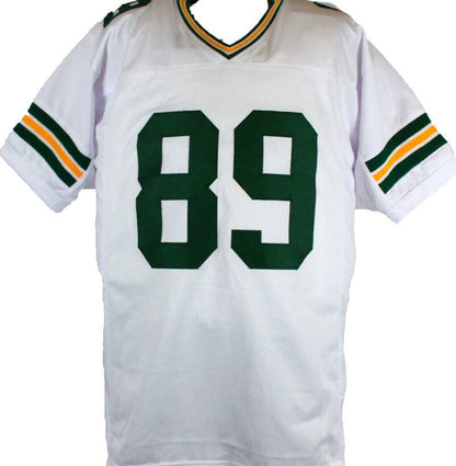 Dave Robinson Autographed White Custom Football Jersey