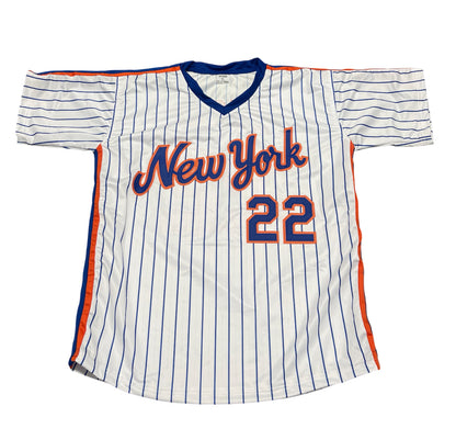 Ray Knight New York Mets Signed Custom Jersey (1986 WS MVP Inscription)