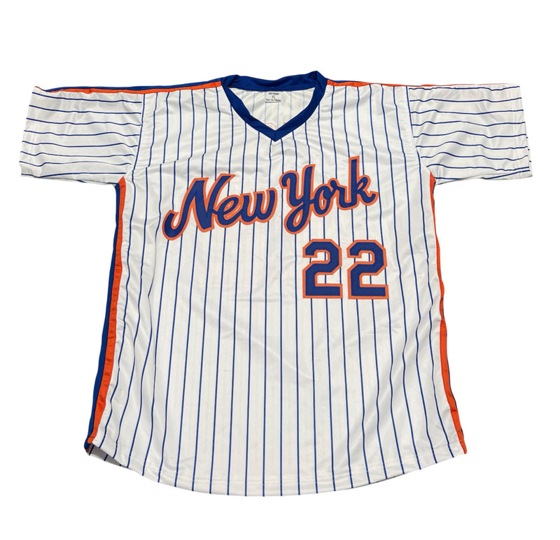 Ray Knight New York Mets Signed Custom Jersey (1986 WS MVP Inscription)
