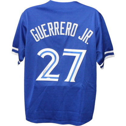 Vladimir Guerrero Jr. Autographed Blue Pro Style Jersey