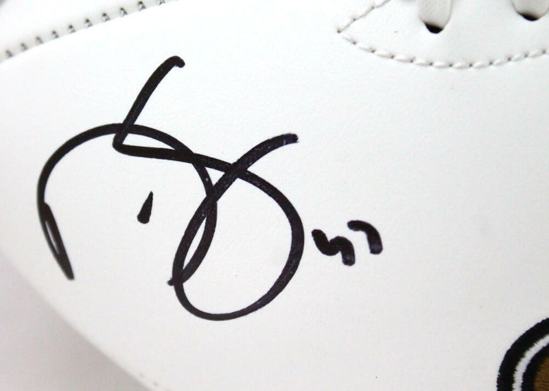 Darren Sproles Signed New Orleans Saints Logo Football - Black
