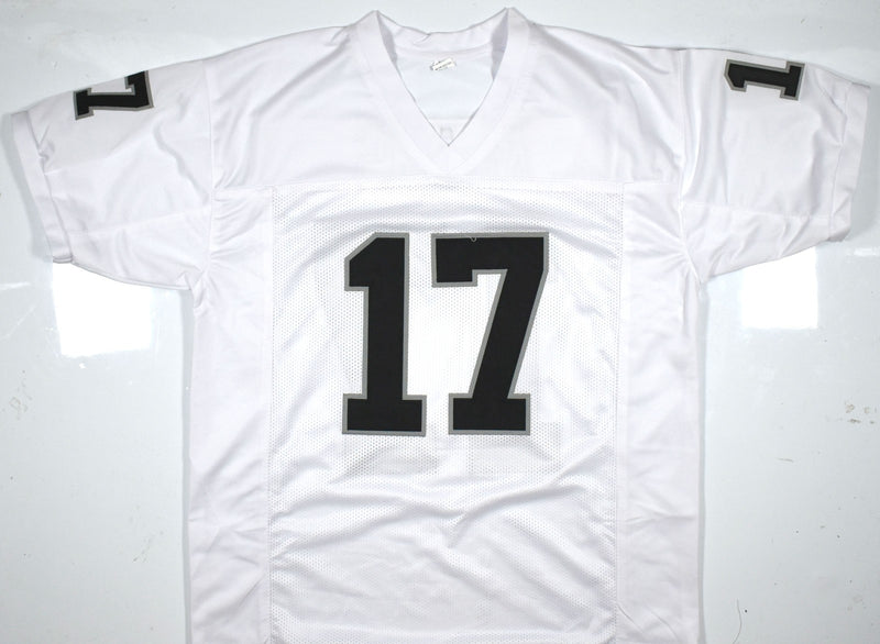 Davante Adams Signed White Custom Football Jersey