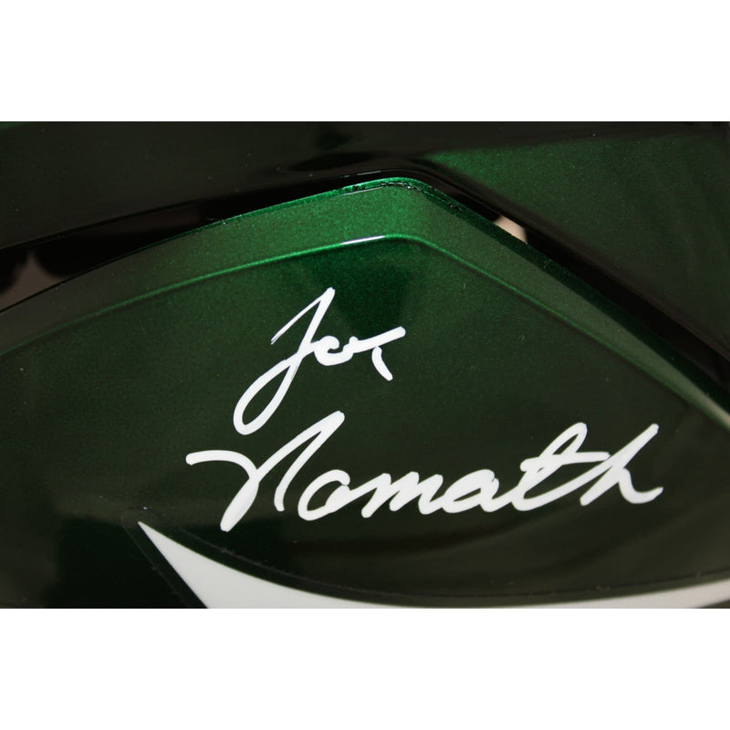 Joe Namath Autographed New York Jets Axiom Helmet