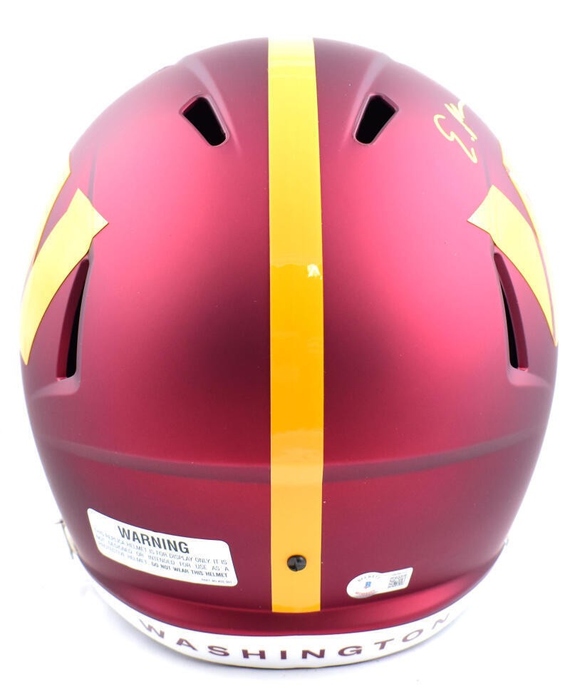 Emmanuel Forbes Jr. Signed Washington Commanders Full Size Speed Helmet