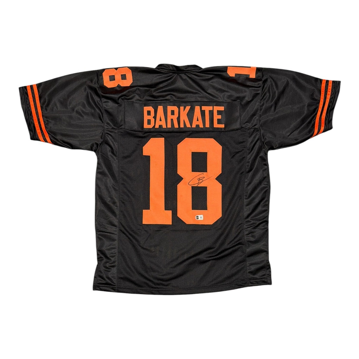 Cooper Barkate Signed Miami Hurricanes Black Custom Jersey