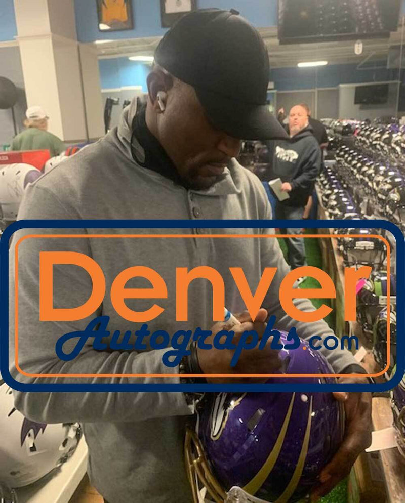 Ray Lewis Signed Baltimore Ravens Authentic Flash Speed Full Size Helmet