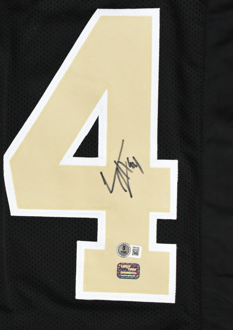 Cameron Jordan Signed New Orleans Saints Black Custom Jersey