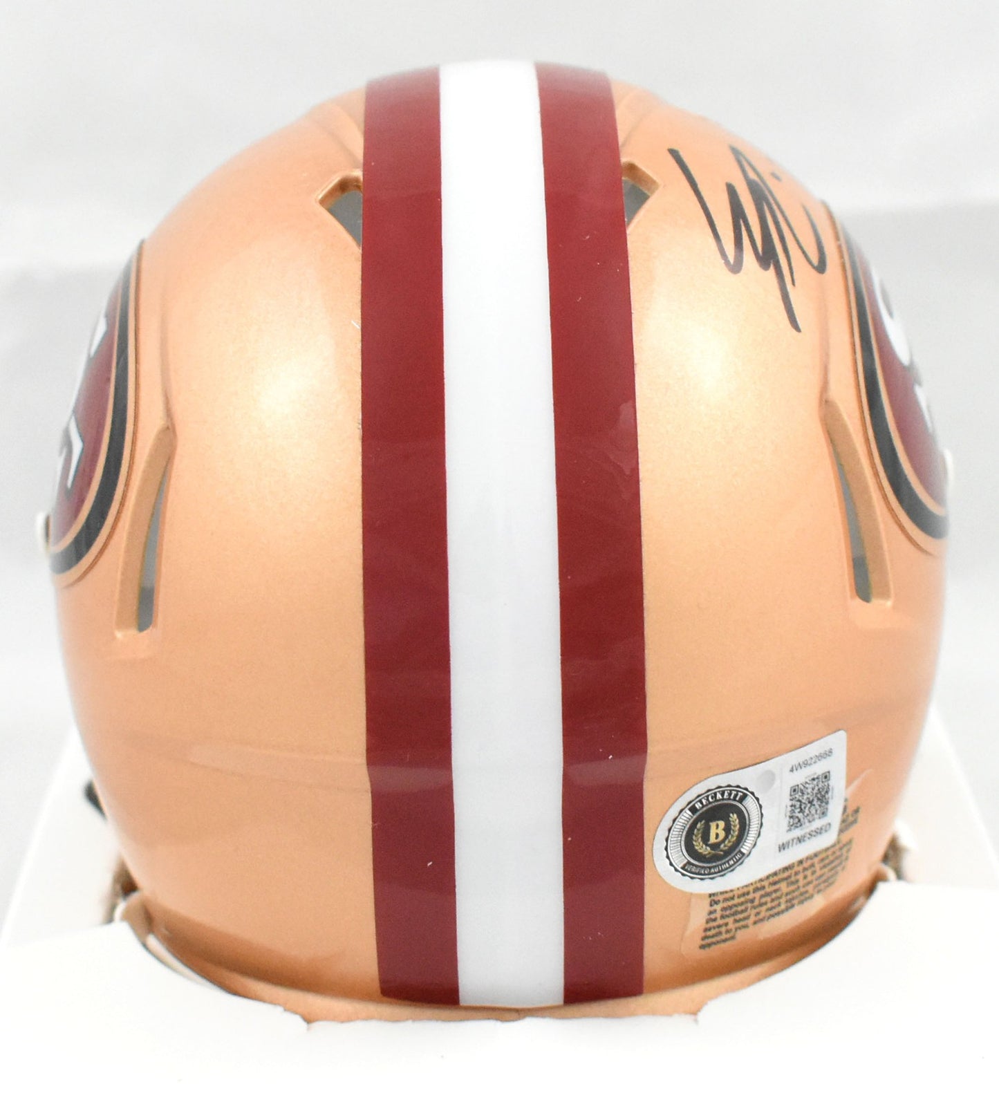 Eddie Pineiro Signed San Francisco 49ers Speed Mini Helmet