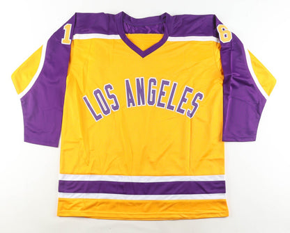 Marcel Dionne Signed Los Angeles Kings Custom Jersey (4 Inscriptions)