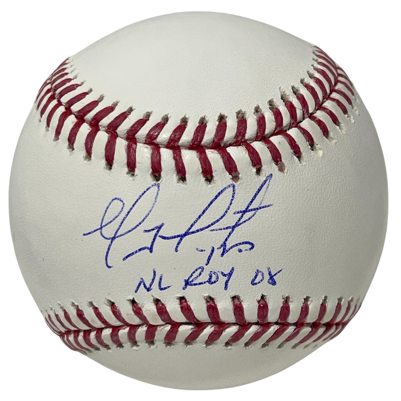 Geovany Soto Signed Official MLB Baseball (2008 NL ROY) Beckett