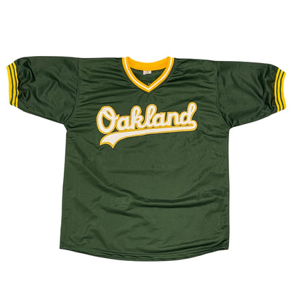 Terry Steinbach Signed Oakland Athletics Custom Jersey "89 WSC" Beckett