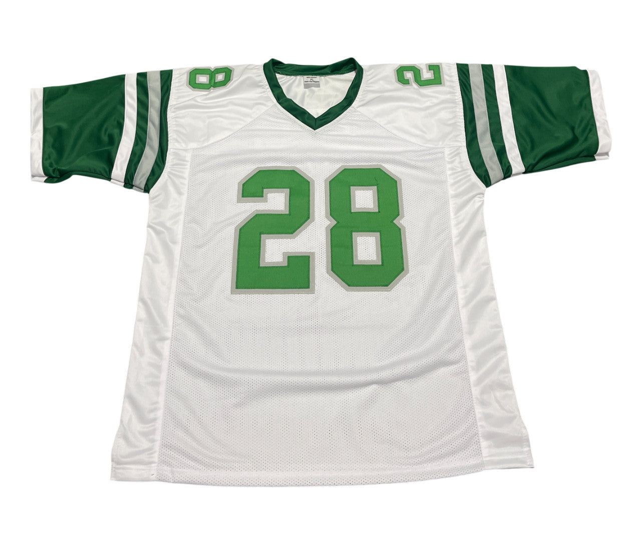 Bill Bradley Signed Philadelphia Eagles Custom White Jersey