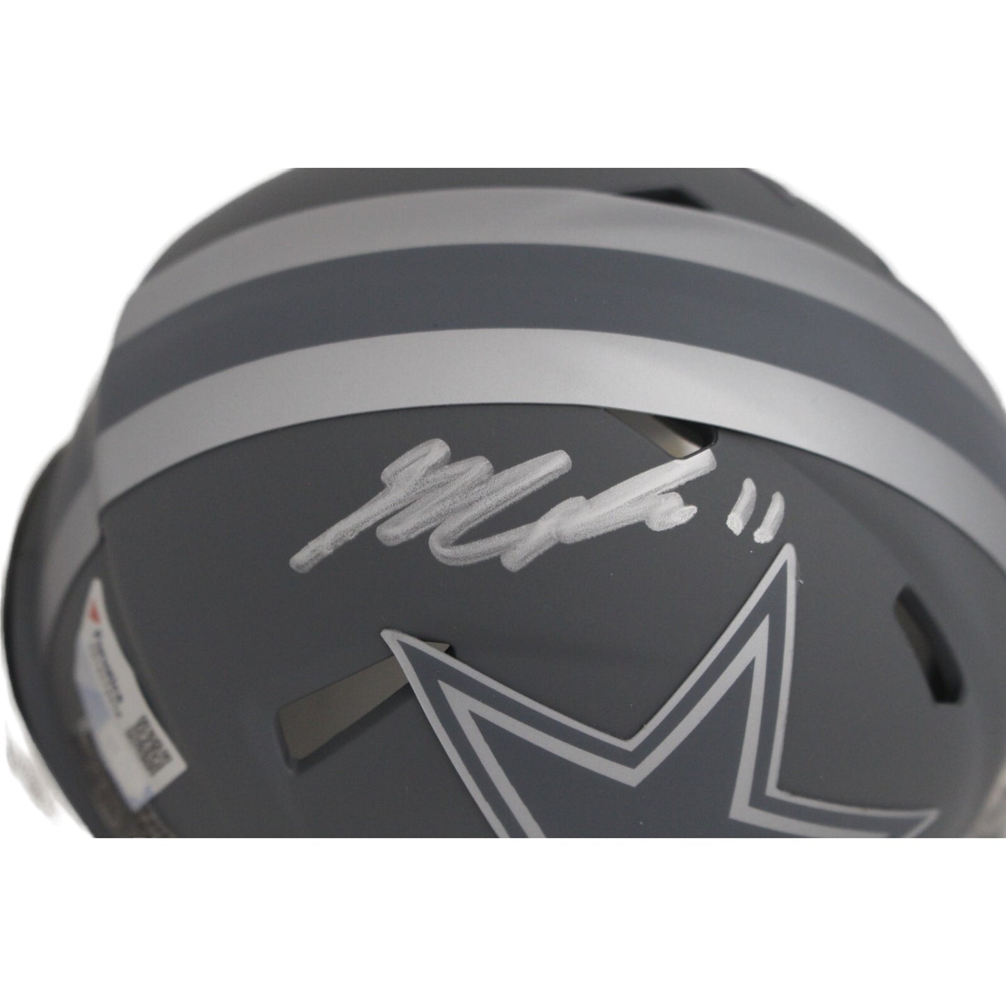Micah Parsons Dallas Cowboys Autographed Slate Mini Helmet