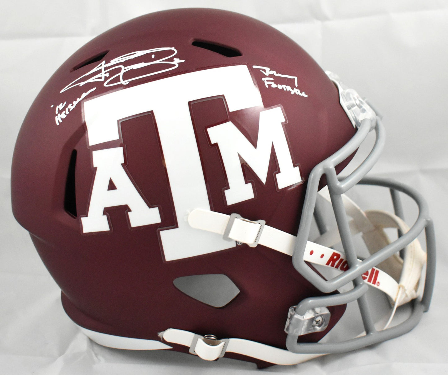 Johnny Manziel Autographed Texas A&M Aggies Full Size Speed Helmet