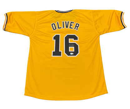 Al Oliver Signed Pittsburgh Pirates Custom Baseball Jersey