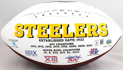Chase Claypool Signed Pittsburgh Steelers Logo Football "Mapletron"