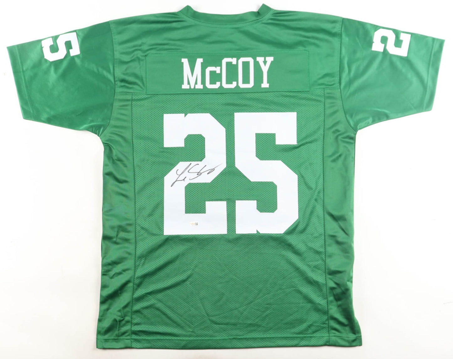 LeSean McCoy Signed Philadelphia Eagles Kelly Green Custom Jersey