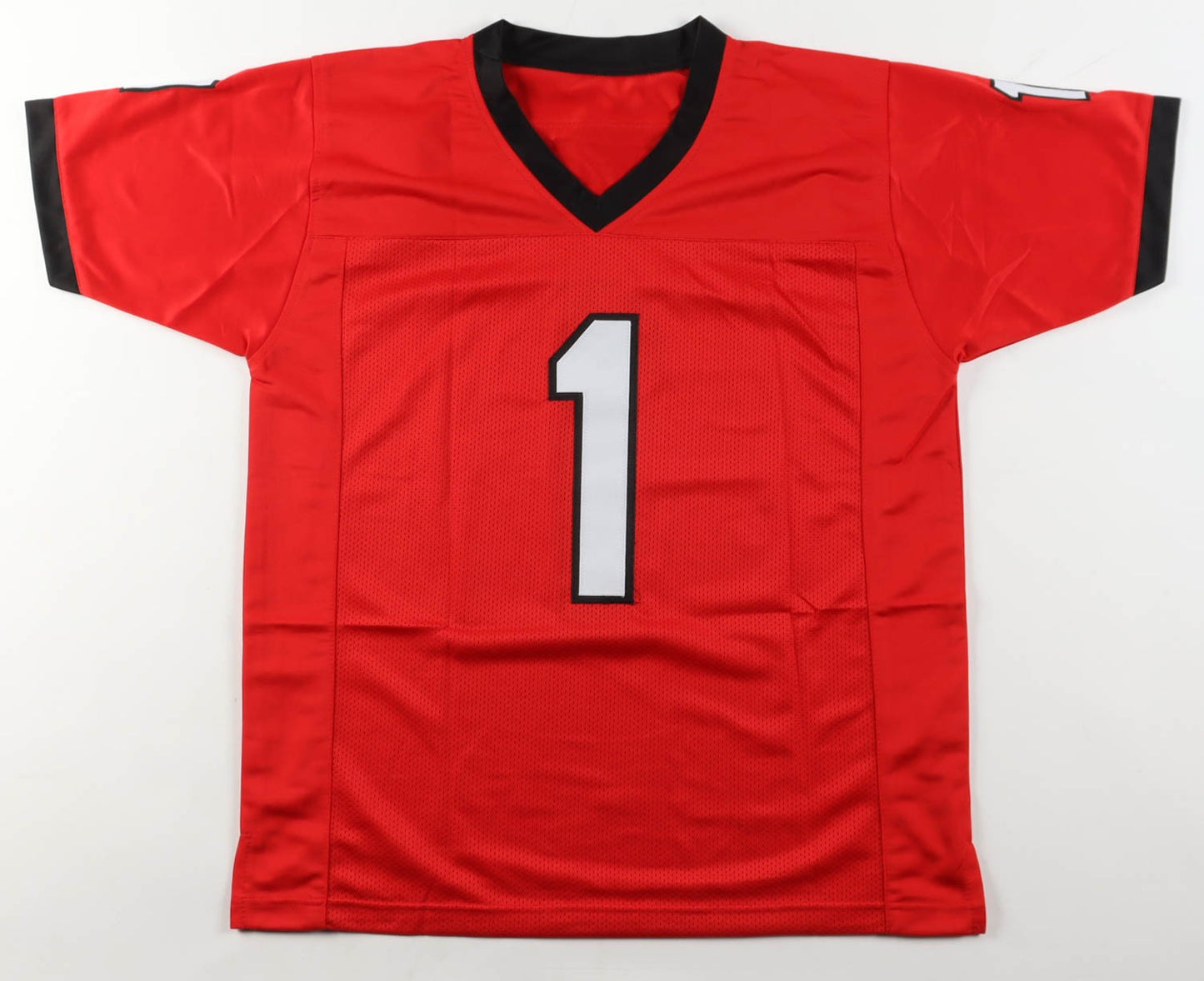 George Pickens Autographed Georgia Bulldogs Red Custom Jersey