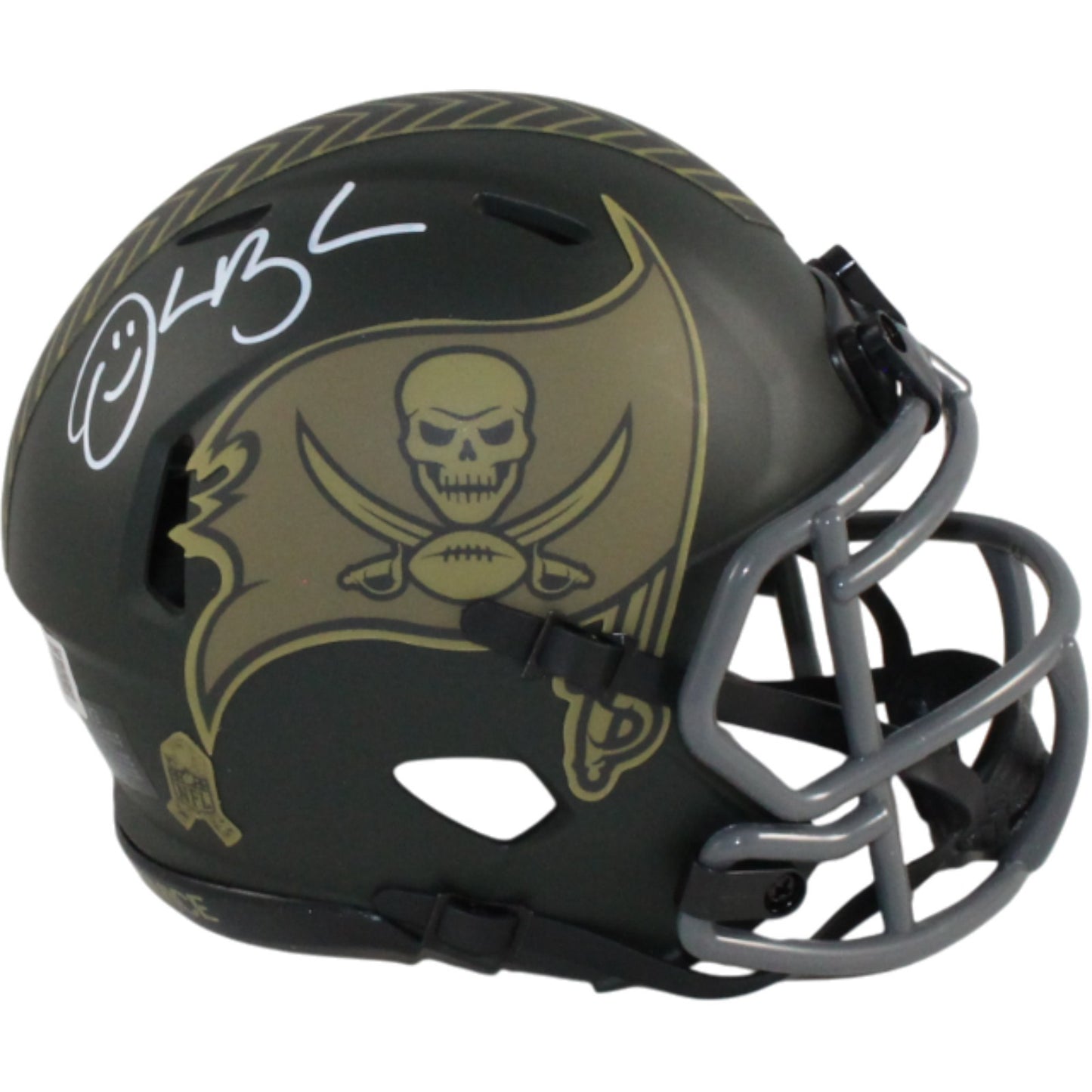 Derrick Brooks Signed Tampa Bay Buccaneers 2025 STS Mini Helmet