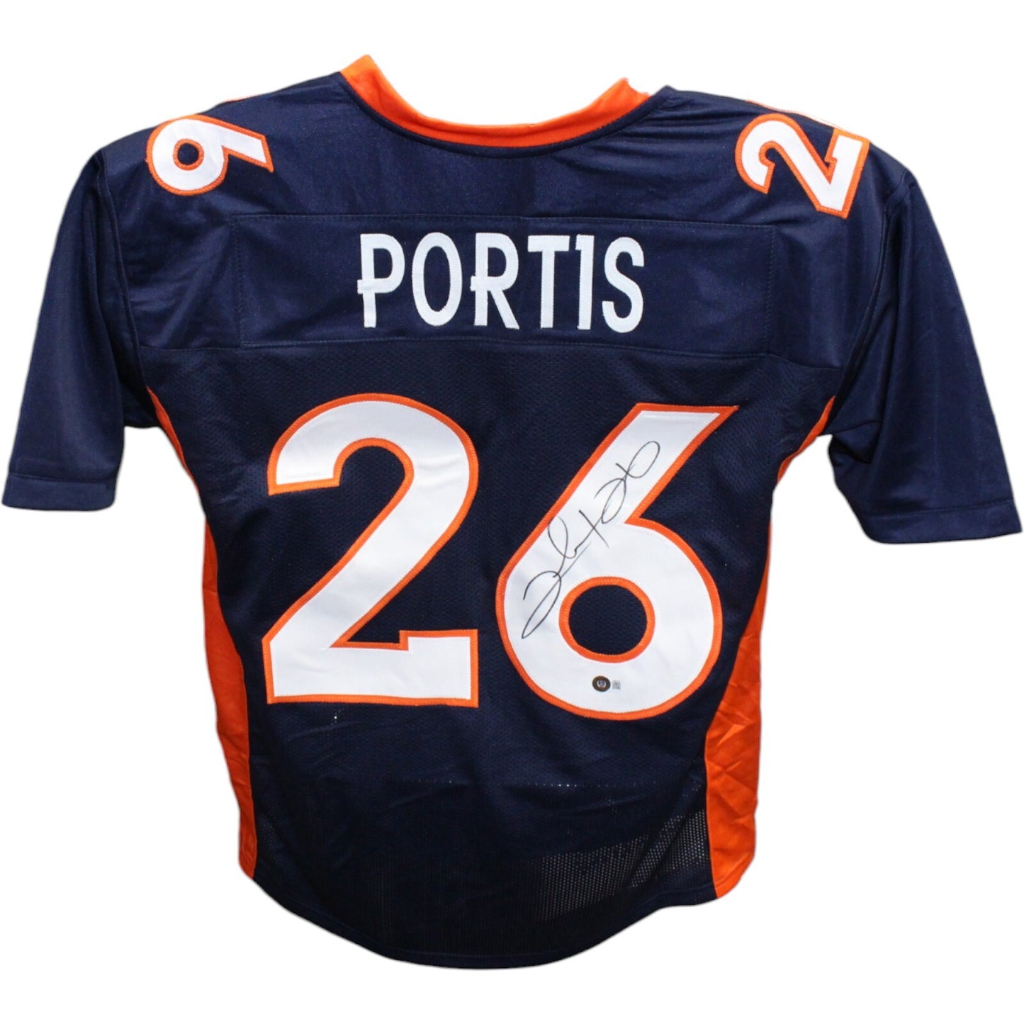 Clinton Portis Autographed Denver Broncos Pro Style Jersey