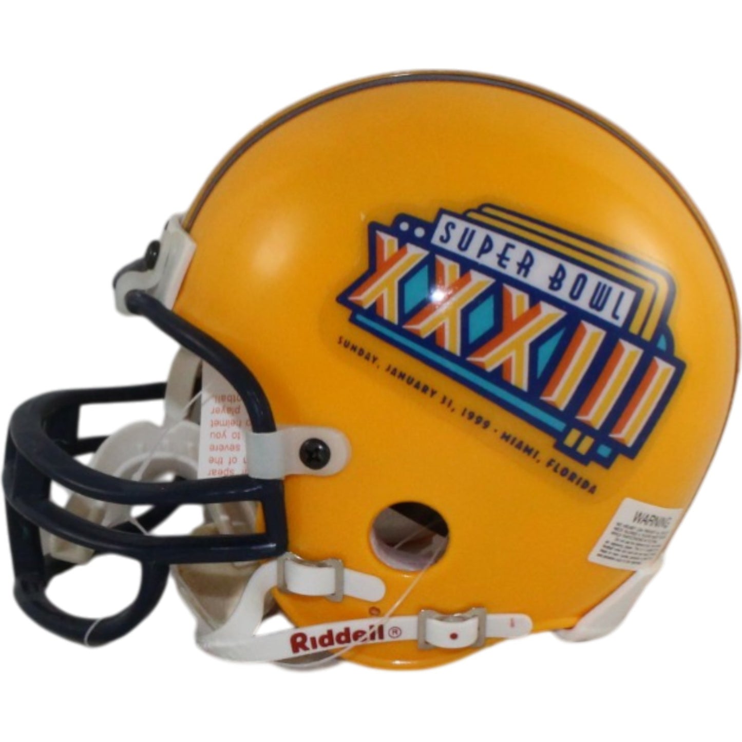 John Elway Signed Denver Broncos Super Bowl XXXIII Mini Helmet (BAS Witness)