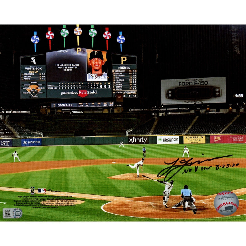 Lucas Giolito Signed Chicago White Sox 8x10 Photo No Hitter Inscription