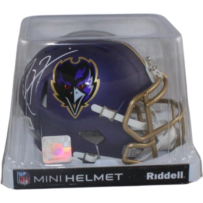 Ray Lewis Autographed Baltimore Ravens 2024 Alternate Mini Helmet