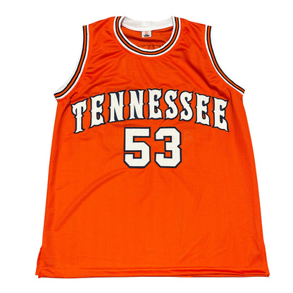 Bernard King Autographed Tennessee Custom Basketball Jersey HOF 2013 BAS