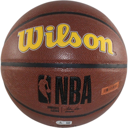 Aaron Gordon Denver Nuggets Autographed Logo Basketball (Beckett Witnessed)