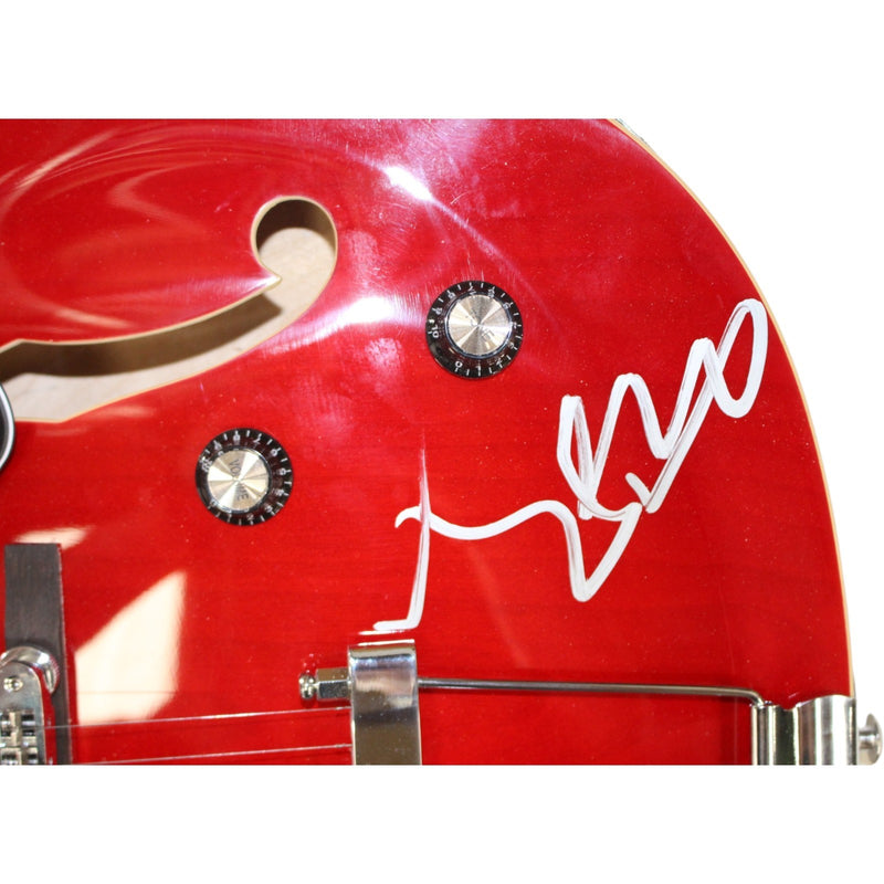 Michael J. Fox Signed Back to the Future Grote Hollow Body Guitar