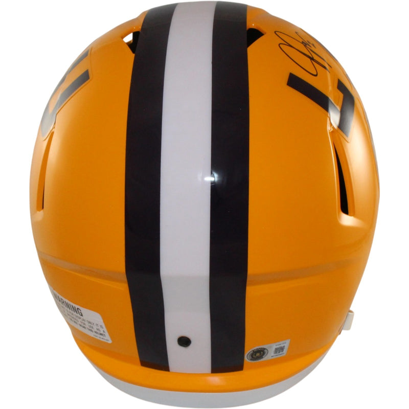 Justin Jefferson Signed LSU Tigers Full Size Helmet