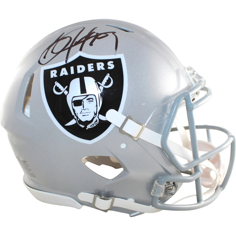 Bo Jackson Signed Las Vegas Raiders Proline Helmet (Damaged)
