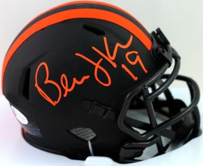 Bernie Kosar Signed Cleveland Browns Eclipse Mini Helmet