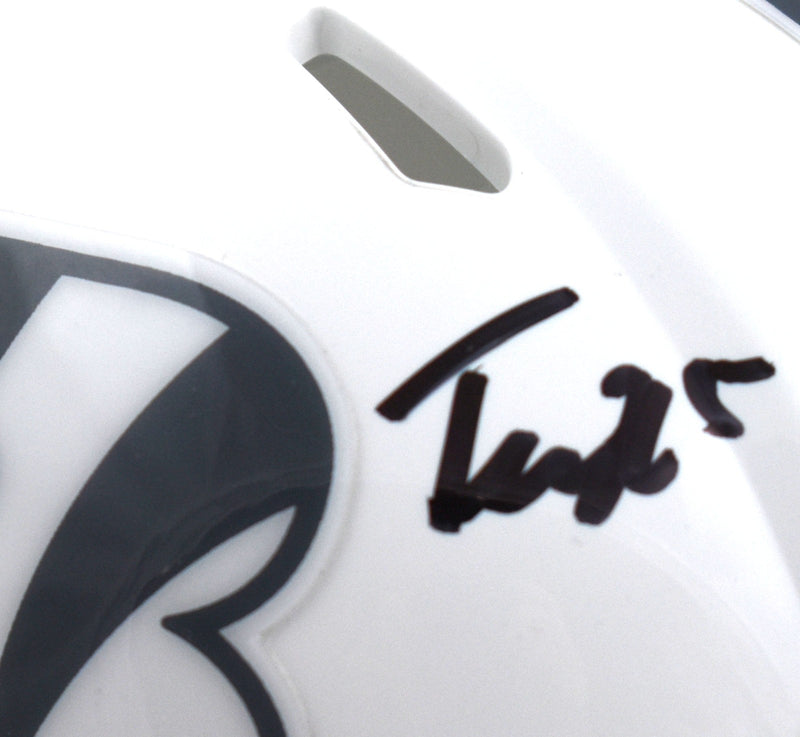 Tee Higgins Signed Cincinnati Bengals 2024 Salute to Service Mini Helmet