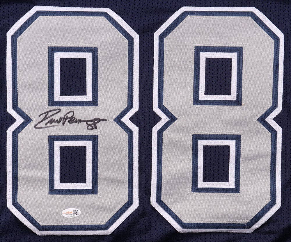 Drew Pearson Autographed Dallas Cowboys Dark Blue Custom Jersey