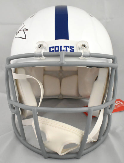 Edgerrin James Signed Indianapolis Colts Full Size Speed Authentic Helmet