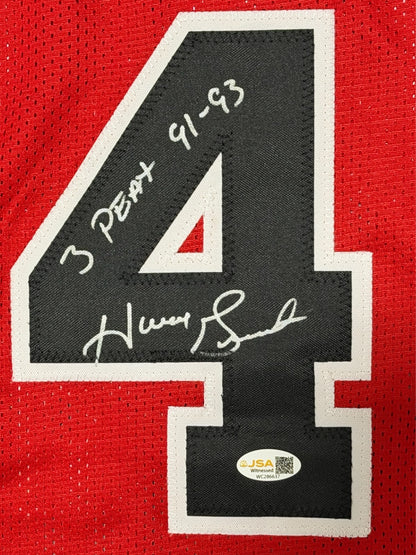 Horace Grant Signed Chicago Bulls Custom Jersey (3-Peat 91-93)
