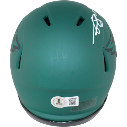 AJ Brown Philadelphia Eagles Autographed Rave Mini Helmet