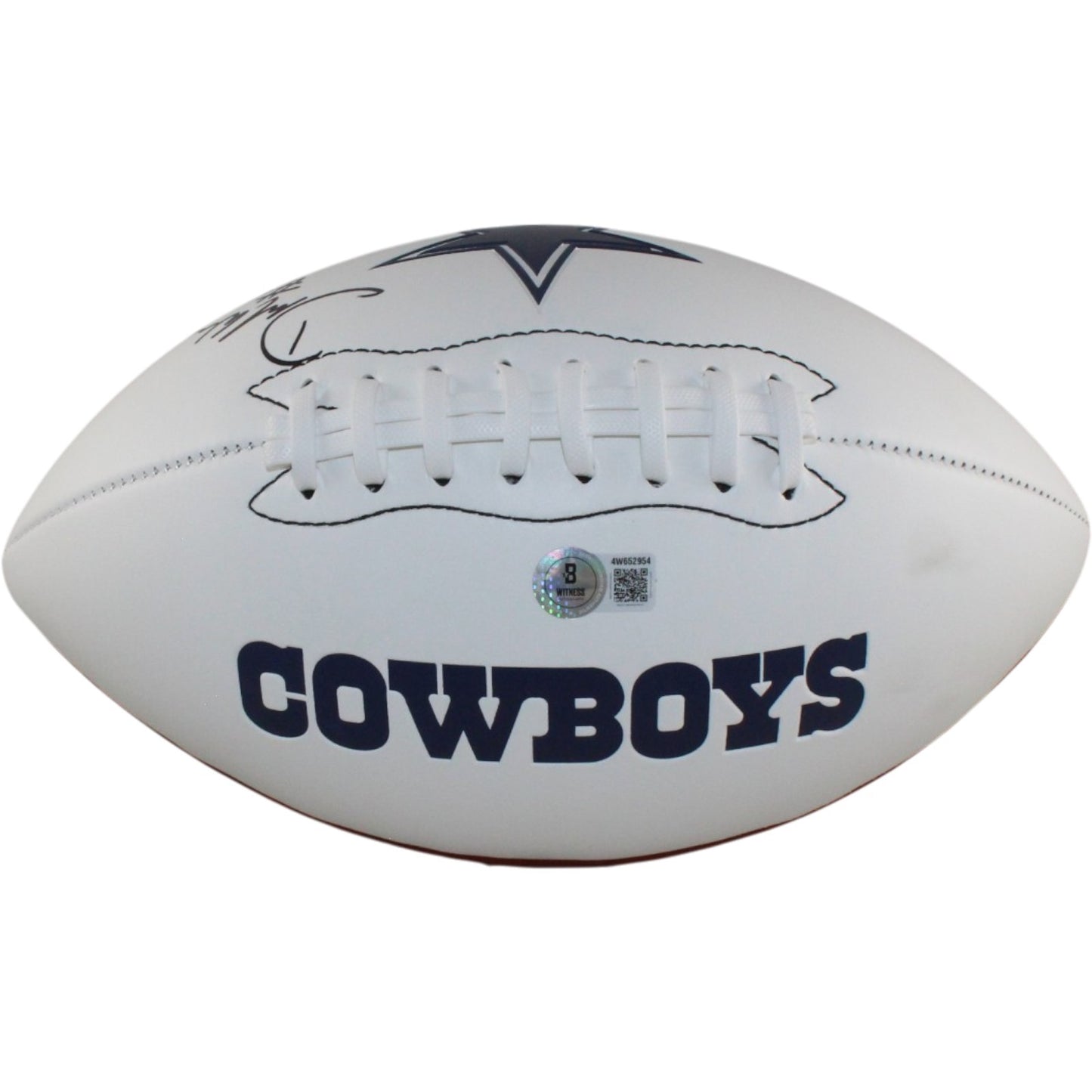 Demarcus Ware Autographed Dallas Cowboys Logo Football