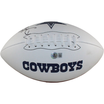 Demarcus Ware Autographed Dallas Cowboys Logo Football