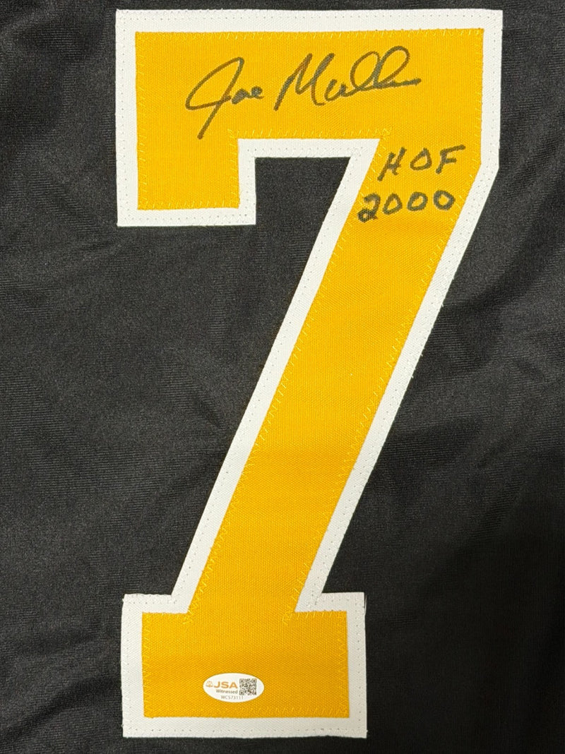 Joe Mullen Signed Pittsburgh Penguins Custom Jersey (HOF 2000) JSA COA
