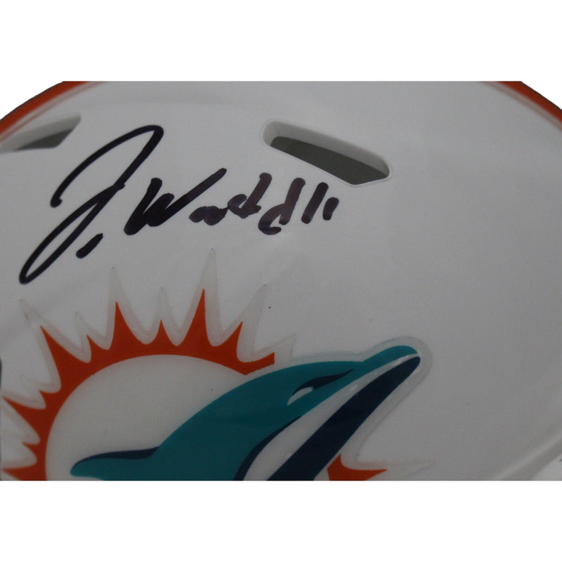 Jaylen Waddle Autographed Miami Dolphins Mini Helmet