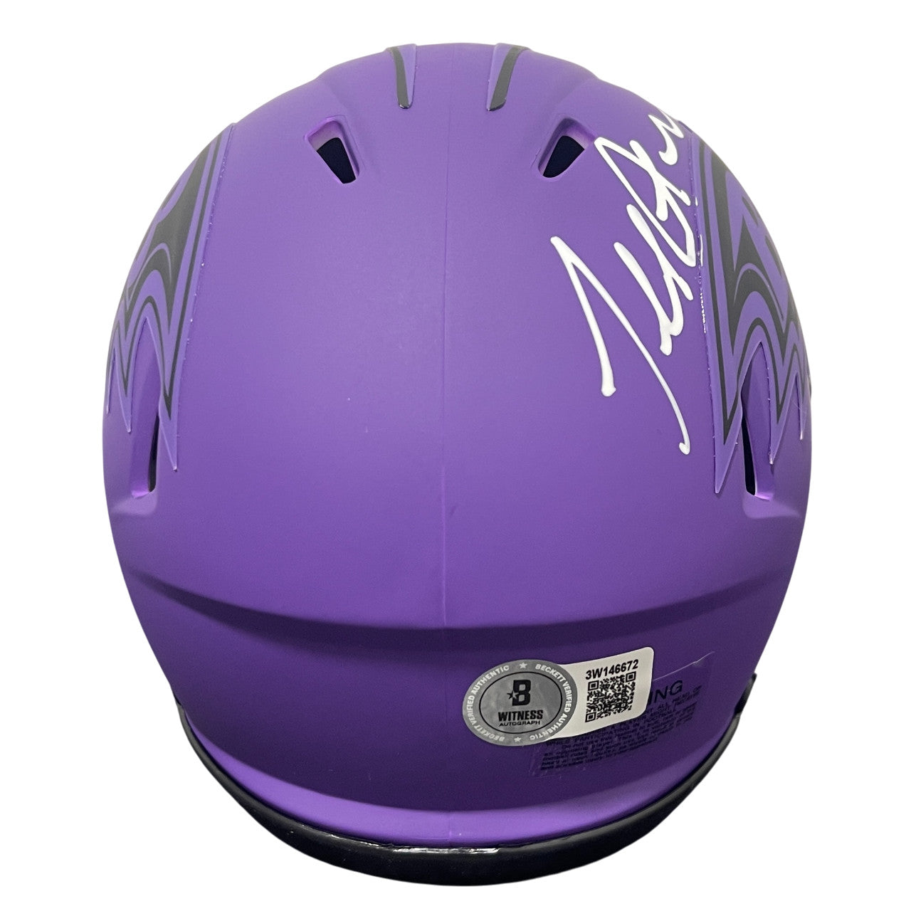 Terrell Suggs Signed Baltimore Ravens Rave Mini Helmet (Beckett COA)
