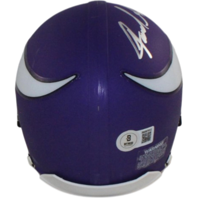 Jared Allen Minnesota Vikings Autographed VSR4 Mini Helmet HOF Inscribed