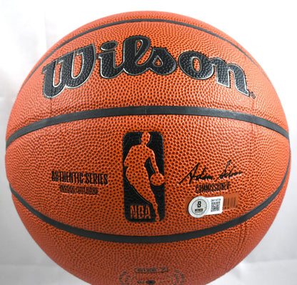 Karl Malone Autographed NBA Wilson Basketball